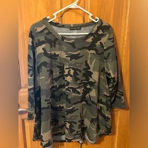 Kim and Cami Camo Top